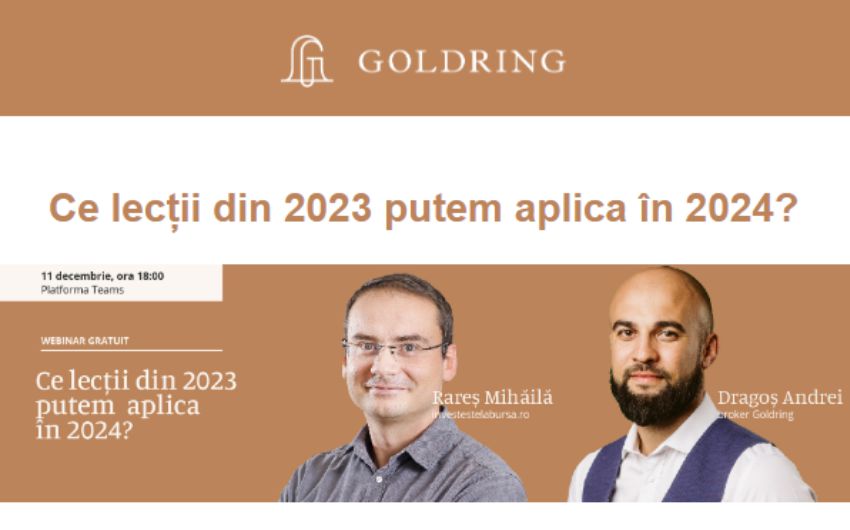 Webinar: Ce lectii din 2023 putem aplica in 2024